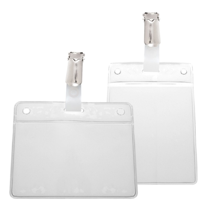 Soft card holder with clip and ready-to-use perforation | Sogedex