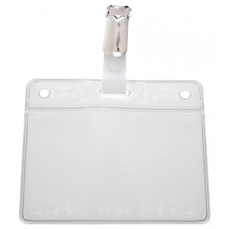 Ready-to-use professional soft badge holder - IDS46 (pack of 100)