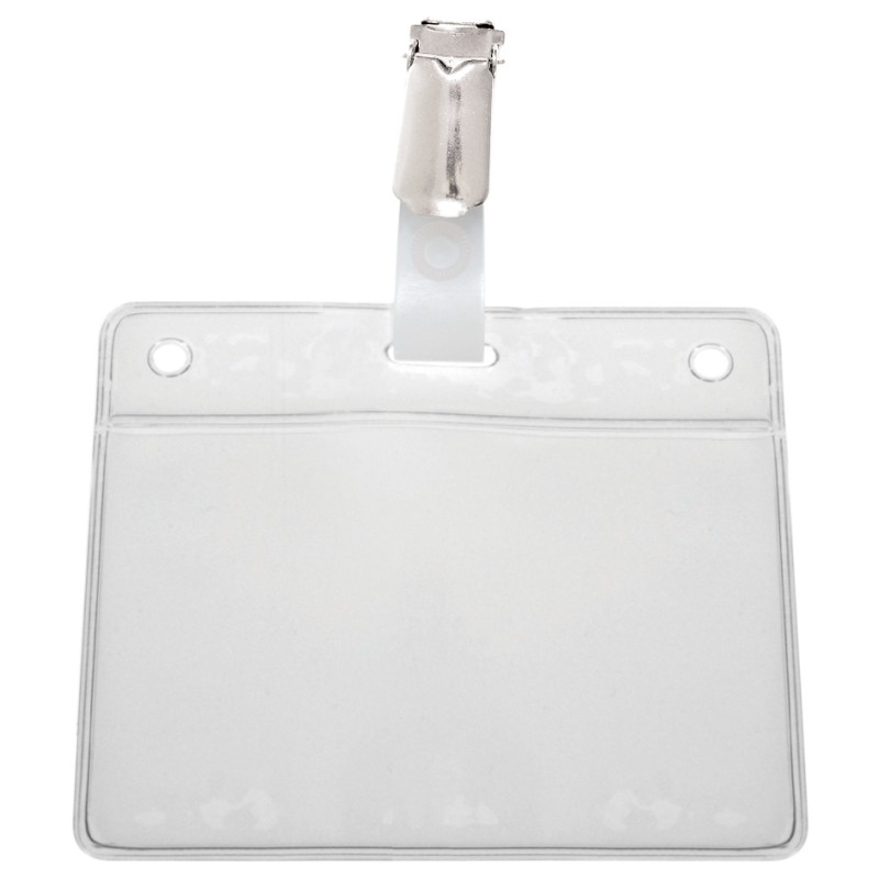 Ready-to-use professional soft badge holder - IDS46 (pack of 100)