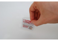 Durchsichtige Kartenhülle aus PVC - IDS36.1 (100 Stück)