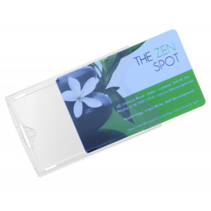 Transparent on both sides card holder - IDX 130 (pack of 100)