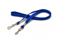12 mm lanyard with double metal swivel hook (pack of 100)