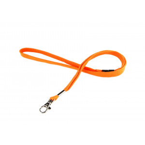 12 mm tube polyester lanyard w/ metal dog hook & breakaway feature (pack of 100)