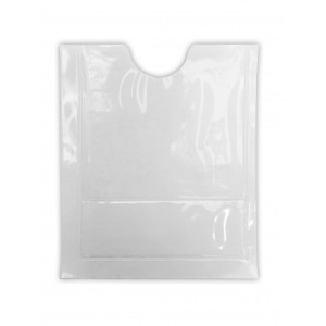 2er Set Transparente Auto Parkausweis Tasche für Windschutzscheibe