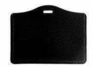 PVC Leather badge holder for 86 x 54 mm card (pack of 100)