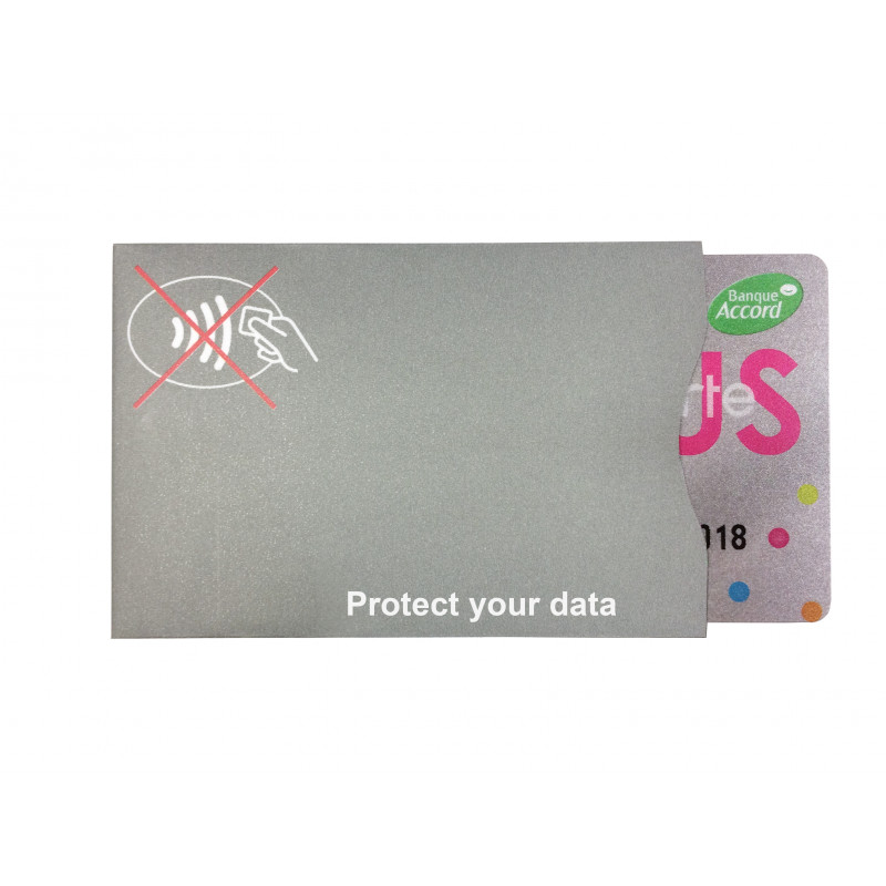 Protège Carte Personnalisé En Métal Anti-RFID
