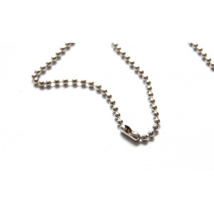 92 cm Metal ball chain necklace for badges and badge holders