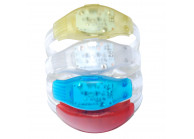 Bracelet lumineux LED avec activation sonore (à l'unité)
