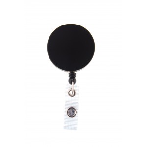 Metallic Badge Holder Reel with Reinforced Lanyard |Sogedex