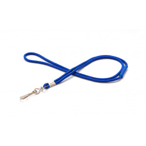 Lanyard rond sécurisé avec attache en métal. Pratique et discret.