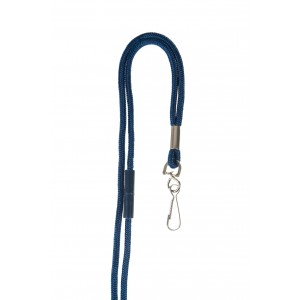 Rundes Lanyard mit Metall-Simplexhaken und Sicherheitsverschluss (100 Stück)