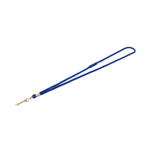 Lanyard rond sécurisé avec attache en métal. Pratique et discret.