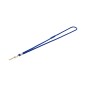 Cordon tour de cou sécurisé rond 4 mm avec mousqueton métal (lot de 100)
