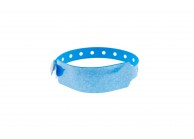 Stars holographic wide-face type wristband (pack of 100)
