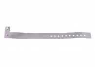 Bracelet plastique vinyle Type L - aspect métallisé (lot de 100)