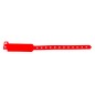 Plastic vinyl wide-face type wristband - glossy (pack of 100)