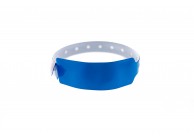 Plastic vinyl wide-face type wristband - glossy (pack of 100)