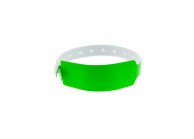 Plastic vinyl wide-face type wristband - glossy (pack of 100)