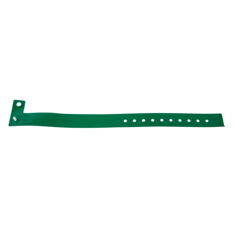 Vinyl plastic L-type wristband - matt (pack of 100)