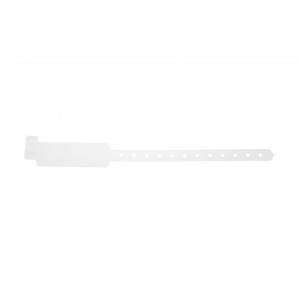 Bracelet hôpital avec étiquette pour adulte (lot de 100)