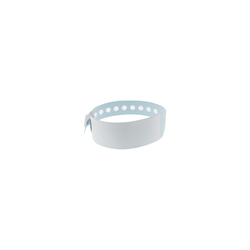 Bracelets D'identification Jetables Pour Patients - Lot De 100, En PVC étanche - Blanc, Taille 24,5x3,2 Cm - Pour Hôpitaux, événements - 6