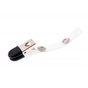 Crocodile Clip with Rubber Protection and Lanyard - Discreet|Sogedex