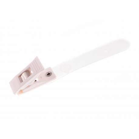 Plastic crocodile-type clip  with clear strap - IDP12 (pack of 100)