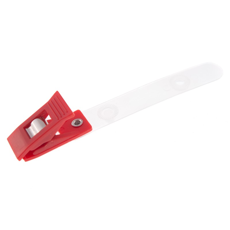 Colored crocodile clip with lanyard - Good badge fit | Sogedex
