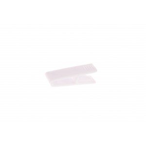Crocodile-type clip without strap - white - IDP14 (pack of 1000)