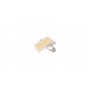 Metal fastener clip with safety crocodile pin and adhesive pad (per 1000) | Sogedex