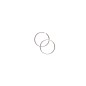 Metal split ring - Keyring (pack of 100)