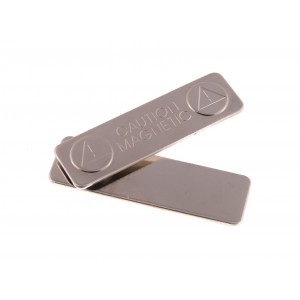 Adhesive metal magnet for Magnabadge badge-Ideal for clothing |Sogedex
