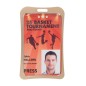 Porte-badge métallisé cuivré (lot de 50)