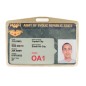 Porte-badge métallisé cuivré (lot de 50)