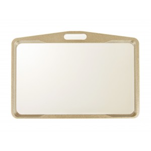 Coppery badge-holder