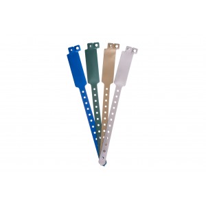 Metal-look Vinyl wristbands - XL format - Ideal for events | Sogedex