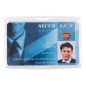 Badge holder with clip-on closing in the back (pack of 100)