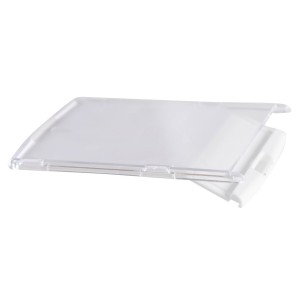 Porte badge à fermeture clipsable dorsale