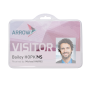 Porte-badge biodégradable 100% origine végétale - horizontal (lot de 100)