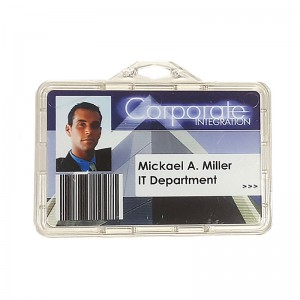 Totally eco-frienfly safe badge holder - IDS90-ECO (pack of 100)