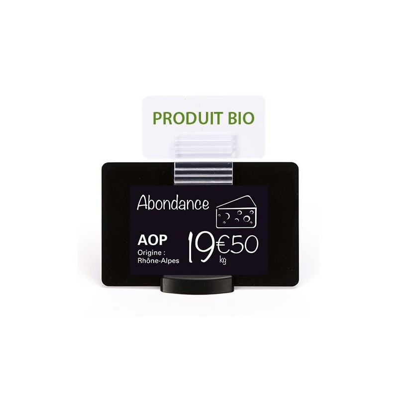 Clip pour étiquette Grippeur H (lot de 25)