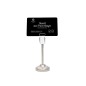 Porte-étiquette en métal - idéal pour buffet - 10 cm (lot de 5)