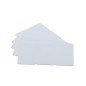Lot de 100 tricartes à imprimer sécables PVC blanches