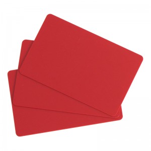 Lot de 100 cartes à imprimer PVC - brillant