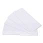 Lot de 500 cartes à imprimer PVC blanches - 120 x 50 mm