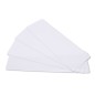 Lot de 500 cartes à imprimer PVC blanches - 150 x 50 mm