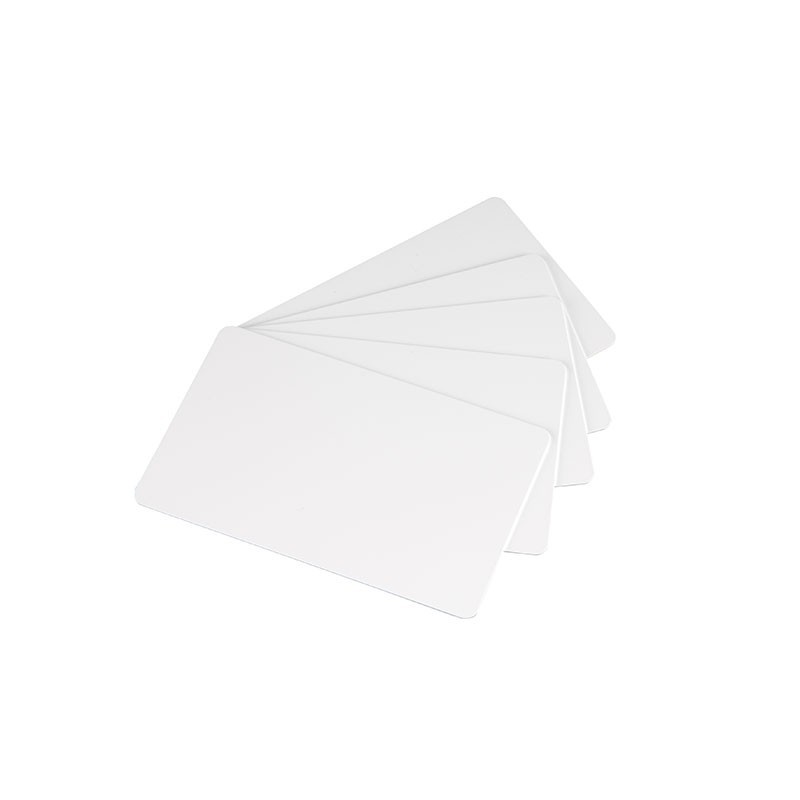 Lot de 500 cartes à imprimer PVC Haute qualité - blanches / brillant