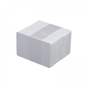 Lot de 100 cartes à imprimer PVC Haute qualité - blanc / brillant