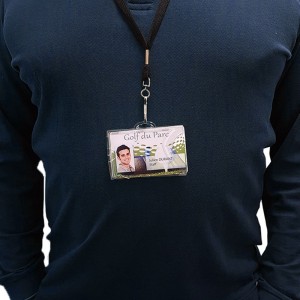 Porte-badge rigide 2 en 1 - horizontal et vertical IDX