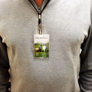 Porte-badge rigide 2 en 1 - horizontal et vertical IDX